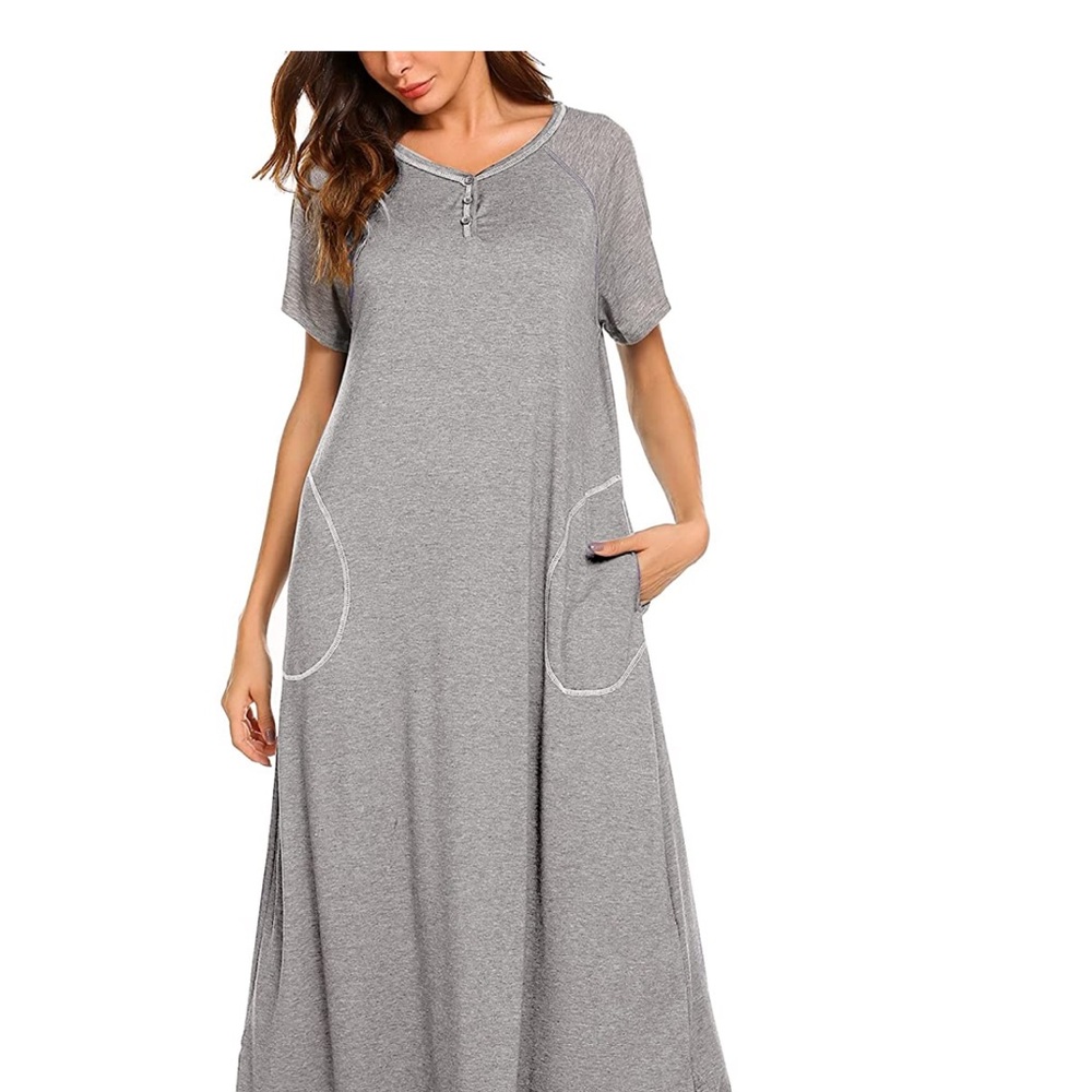 📦 Grey Sleep Dress (M-15 | L-12 | XXL-3) - Picture 3 of 8